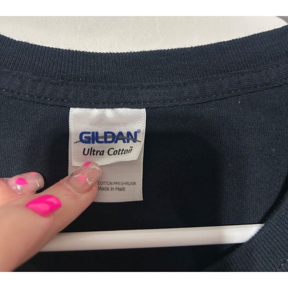 Gildan Men Size 2XL Justin Moore Off the Beaten Path Tracks List Shirt - Picture 3 of 7